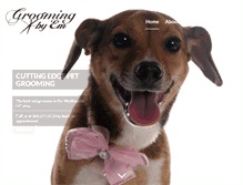 Tablet Screenshot of groomingbyem.com